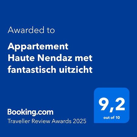 Appartement Haute Nendaz met fantastisch uitzicht Exterior foto